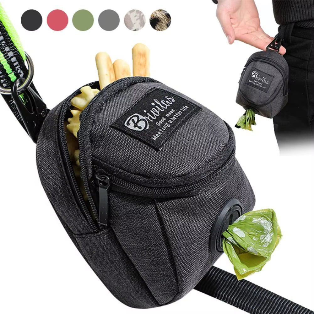 Portable Dog Training Treat Bag Outdoor Pet Dog Treat Pouch Puppy Snack Reward Waist Dog Bags Holder Poop Bag Dog Carriers Bags