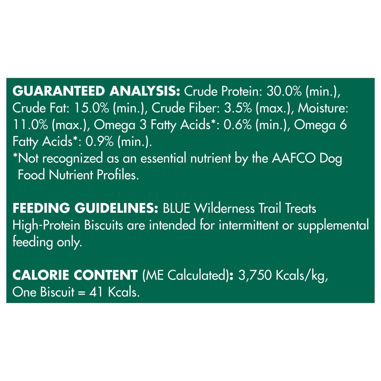 Blue Buffalo Wilderness Trail Treats High Protein Grain Free Crunchy Dog Treats