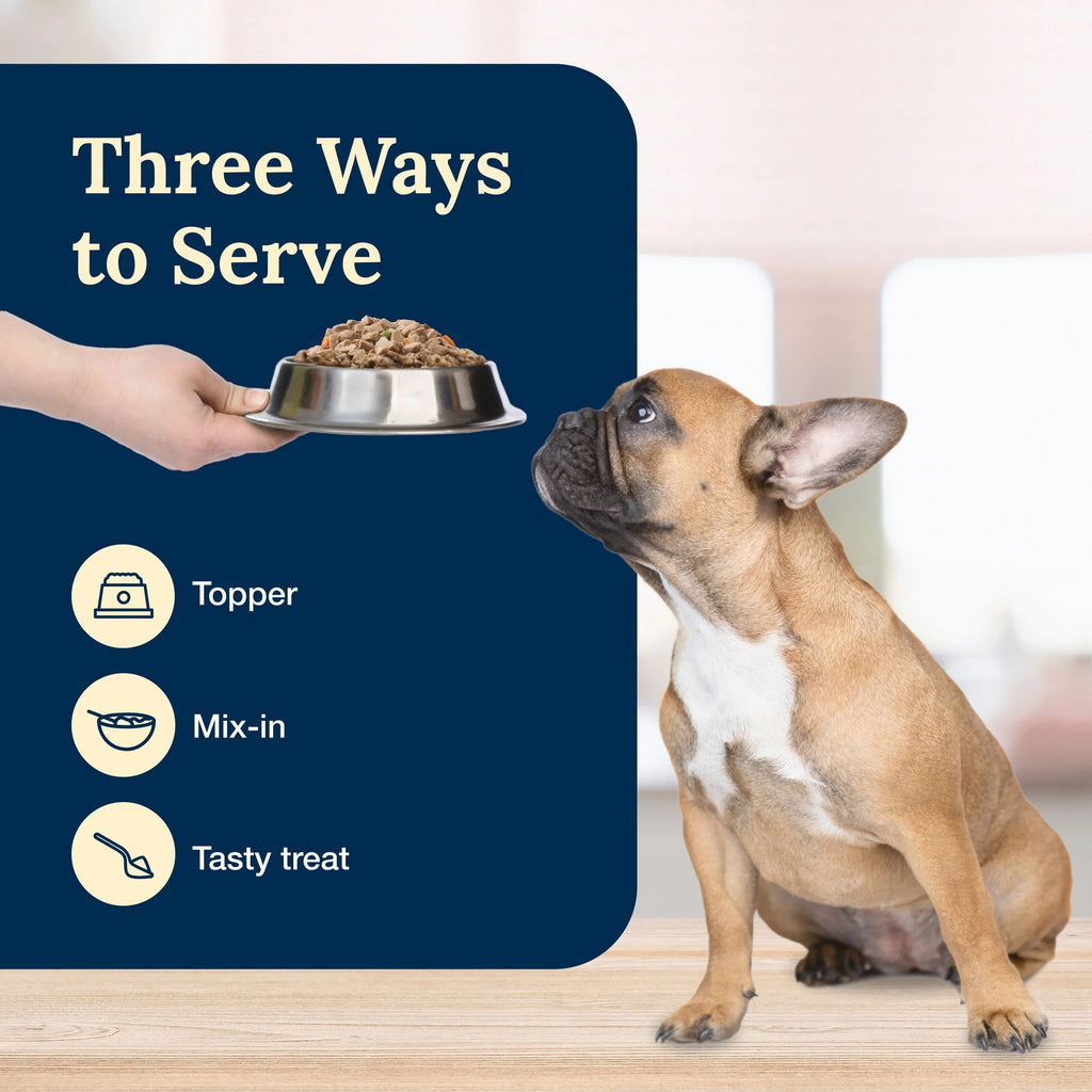 (3 Pack)  Delectables Natural Wet Dog Food Toppers, Hearty Beef, 3-Oz Pouch