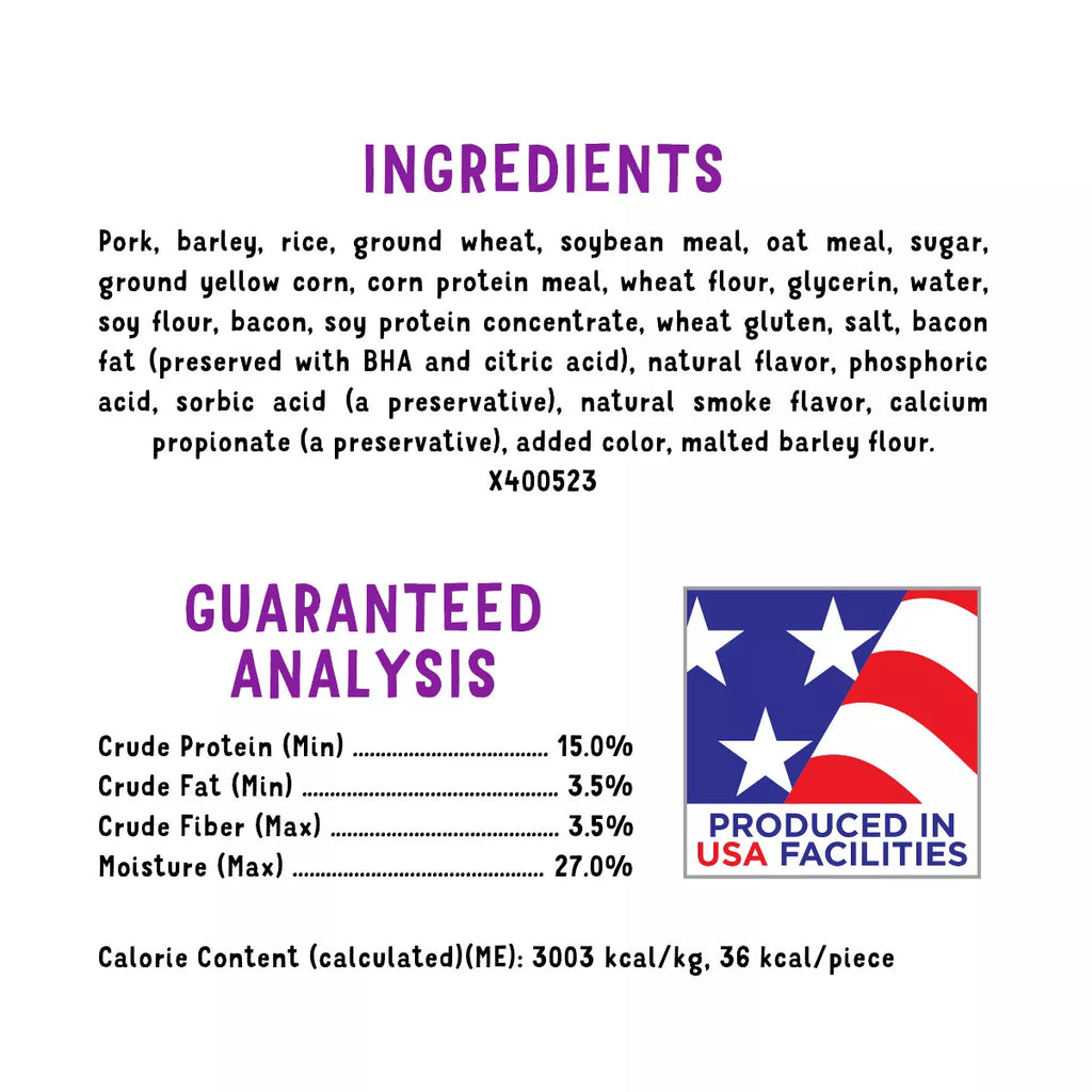 Purina Beggin' Strips Dog Training Treats with Bacon Chewy Dog Treats