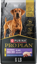 Purina Pro Plan Sport Performance 30/20 Turkey Duck Quail Formula Dry Dog Food, High Protein Dog Food - 6 Lb. Bag