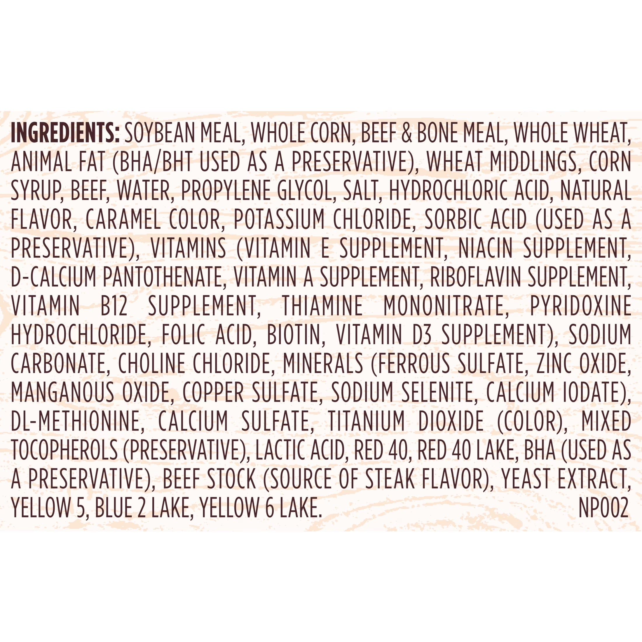 Kibbles 'N Bits Triple Steak Flavor Dry High Protein Dog Food 40 Lb Bag