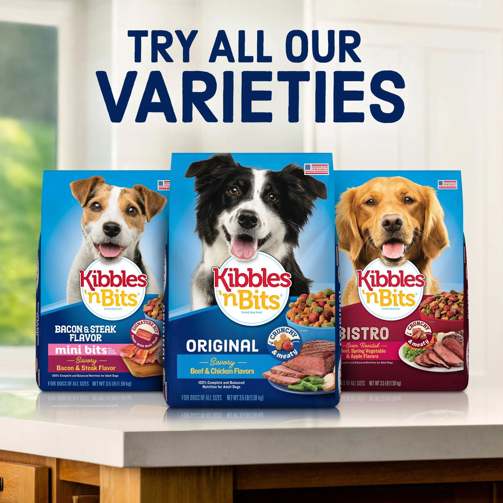 Kibbles 'N Bits Bistro Oven Roasted Beef, Vegetable & Apple Flavors Dry Dog Food, 45 Lb.