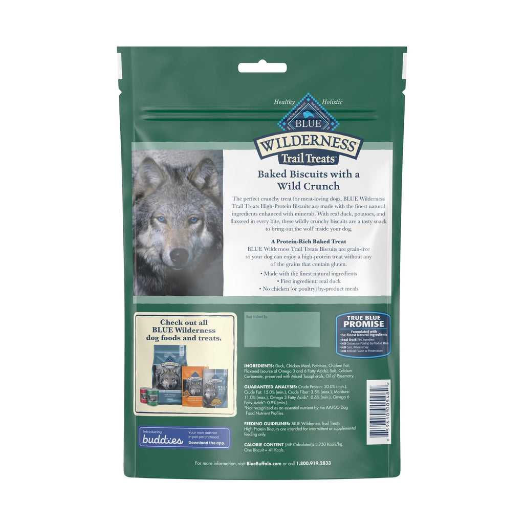 Blue Buffalo Wilderness Trail Treats High Protein Grain Free Crunchy Dog Treats